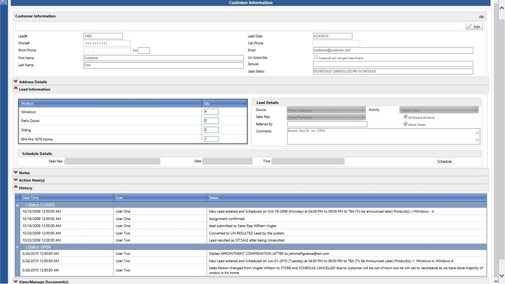 Prospect Management Tool