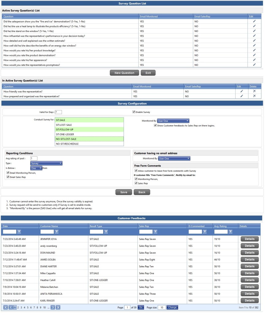 Survey System